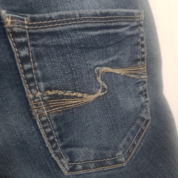 Ladies Silver Jeans Aiko Cropped/Capris Size 30 - Picture 8 of 13